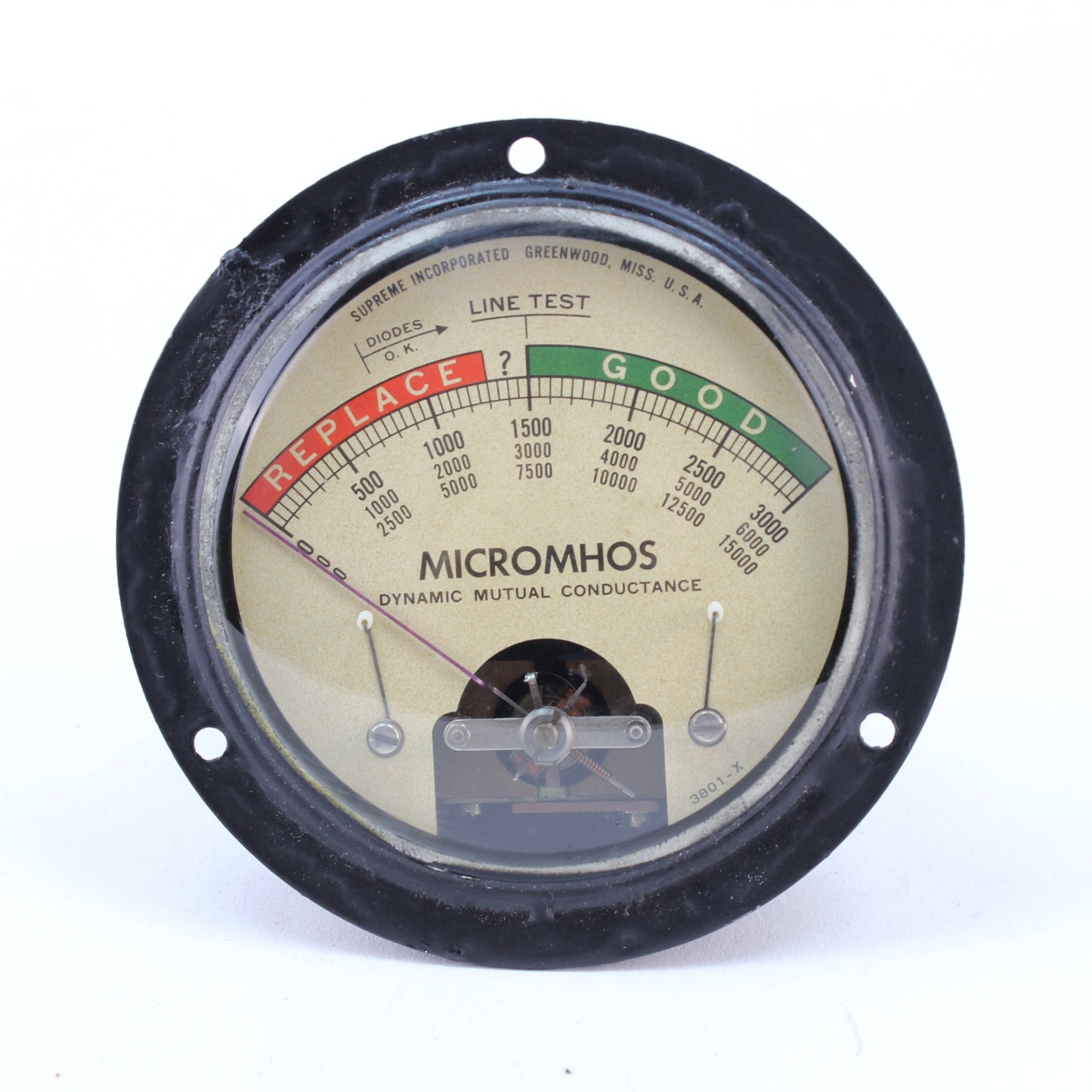 Micromhos tube tester meter i-177