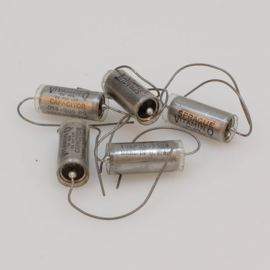 39 nF 300 Vdc Sprague Vit Paper-in-oil capacitor