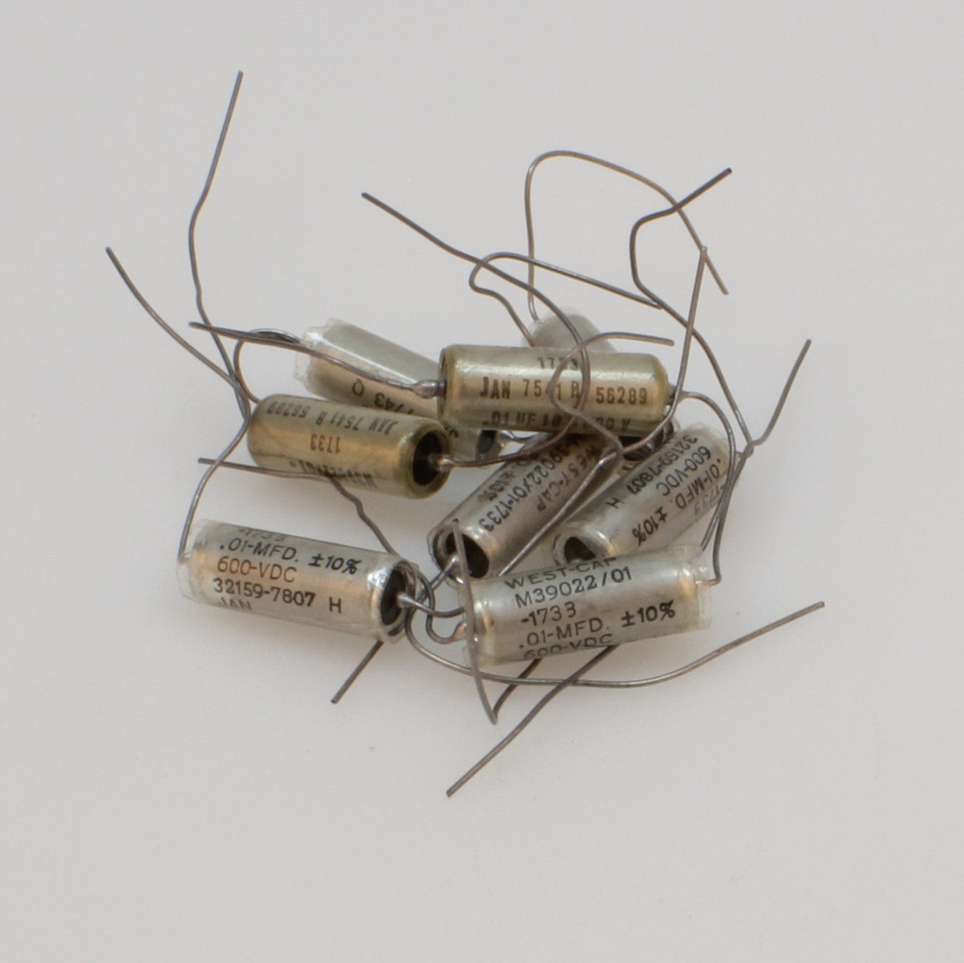 NOS 10 nF 600 Vdc West-Cap Paper-in-oil capacitor