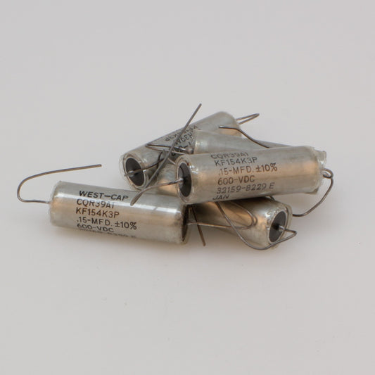 NOS 150 nF 600 Vdc West-Cap CQR39A1 Paper-in-oil capacitor